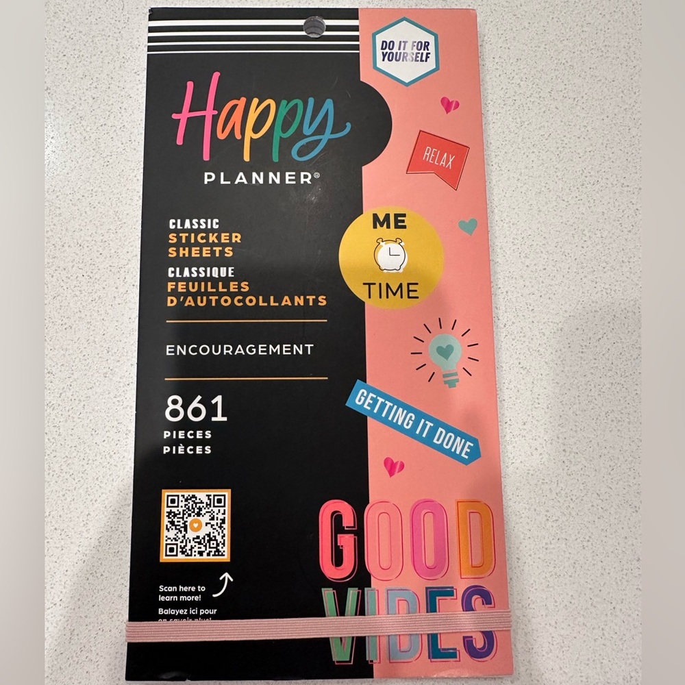 Brand New Happy Planner classic “Encouragement” sticker book